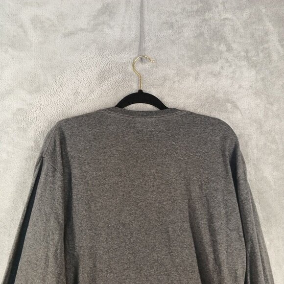 Bone Collector Men Long t-shirt Size LARGE Gray Cotton Blend Pullover - Picture 7 of 9